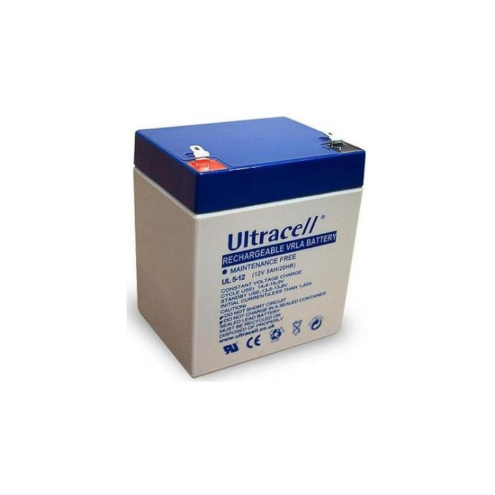 ULTRACELL UL5-12 batterie au plomb 12V 5AH 90x70x107mm 