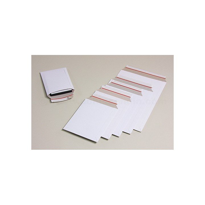 100 enveloppes cartons blanches BBX3W 238 x 316mm