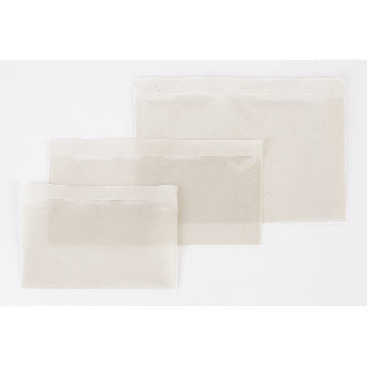 1000 pochettes porte documents NEUTRE C6 (A6) 160x110mm ECOLOGIQUE DIFFORT DIFFUSION - 1