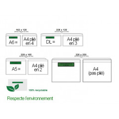 Pochette adhésive document DCI tous les formats