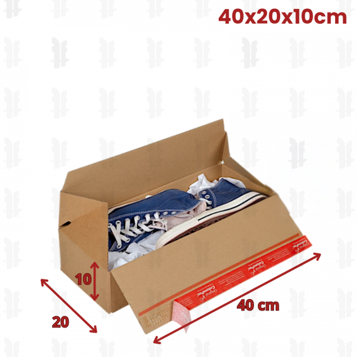 boite en carton avec adhésif pour expédition CP 154.402010 Colompac