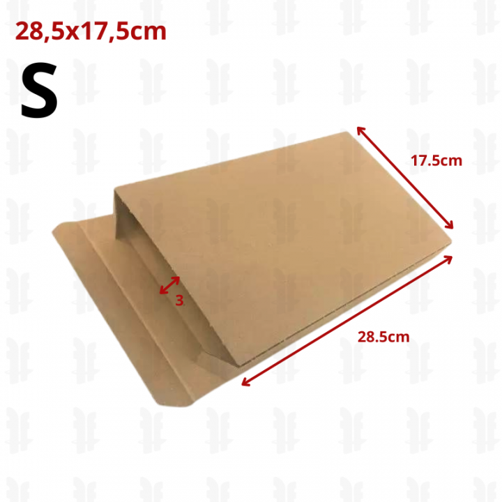 100 Boîtes en carton 175 x 285 x 30mm S