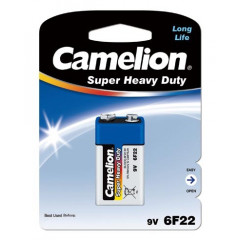 12 piles (12 blisters) Camelion super heavy duty 9V 6F22 (6LF22 6LR61)