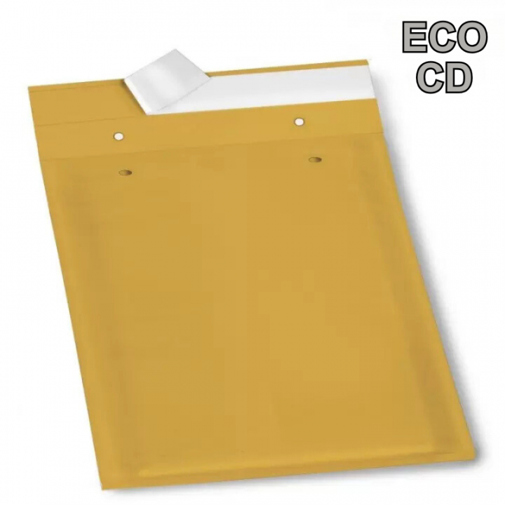 100 enveloppe bulle Eco CD brunne 200x175mm DIFFORT DIFFUSION - 1