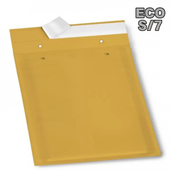 100 enveloppe bulle Eco S/7 marron 260x350mm DIFFORT DIFFUSION - 1