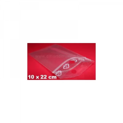 1000 sachets plastiques Zip 100x220 mm avec trou de suspension DIFFORT DIFFUSION - 1