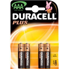 40 piles LR03 AAA (10 blisters) Duracell Plus R03 AAA